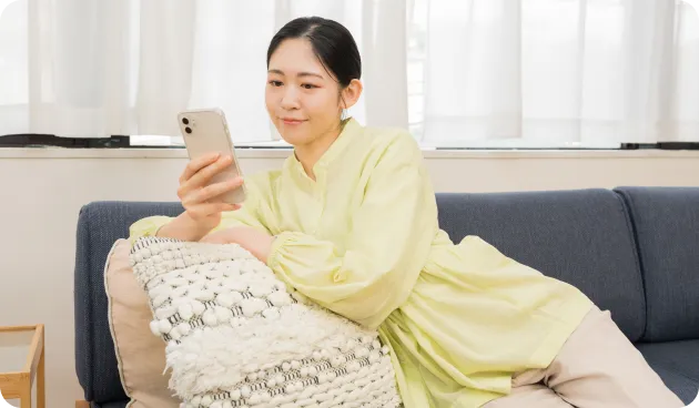 自宅で完結イメージ